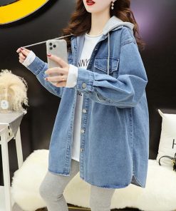 ジャケット・ブルゾン | フード付き デニムジャケットレディース