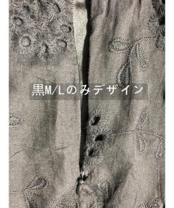 マキシ | 夏ワンピース 半袖 ロングワンピース Aライン 花刺繍 Vネック サマー ゆったり 夏コーデ 体型カバー 20代30代 黒 白 大人 40代 ママ OL シンプル フォーマル