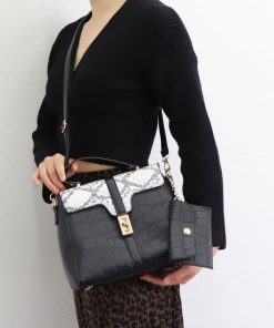 ハンドバッグ | レディース クロコ柄バッグ