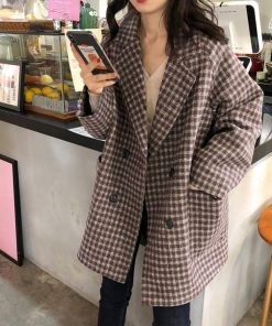 ジャケット・ブルゾン | テーラードジャケット チェック柄 コート