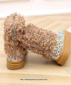 ブーツ | ムートンフェイクムートン ショートもこもこ ボア 定番 シューズ 靴 秋靴 レディース 可愛い 痛くない 歩きやすい 秋 あったか 冬