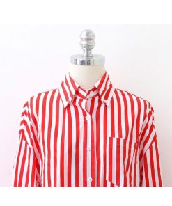 シャツ・ブラウス | 即日発送シャツブラウス レディーストップス ストライプシャツ ビジネスカジュアルウェアシャツ 可愛い 長袖 S M 2020春夏 オフィス通学通勤 XL L 上着