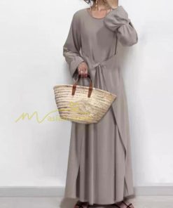 マキシ | 長袖ワンピース ロングワンピース 秋物 レディース Aラインワンピース 30代40代50代 ゆったり 大人 可愛い 送料無料 長スリーブ 無地 フレアスリーブ