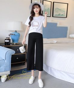 パンツ レギンス | ワイドパンツ マタニティ パンツ レディース サマー 9分丈 夏 新作 無地 ゆったり ガウチョパンツ 体型カバー マタニティパンツ マタニティウェア 大きいサイズ