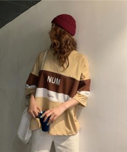 パジャマ ルームウェア | ビッグTシャツ レディーストップス ロングTシャツ ゆったりカジュアル可愛い M L XL XXL ベージュ 黒 ブルー ブラック 2020春夏ロングTシャツ