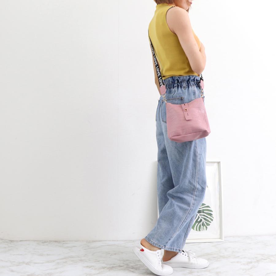 ショルダーバッグ | ミニクロコ型押し 春夏