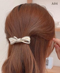 その他アクセサリー | リボンバレッタ 髪飾り ヘアアクセサリー
