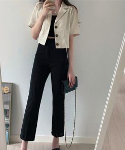 テーラードジャケット | 半袖 クロップド丈