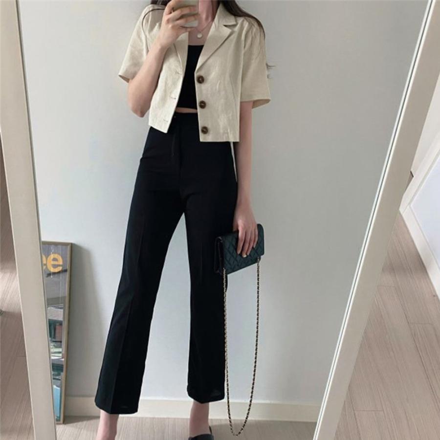 テーラードジャケット | 半袖 クロップド丈