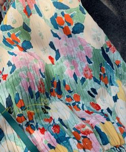 スカート | フレアミモレ丈 Aライン ウェストゴム 花柄 ロング 体型カバー レディース きれいめ 20代30代40代 通勤通学 上品 カジュアル マキシレトロ風