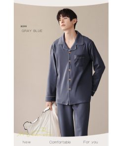 パジャマ　ルームウェア | パジャマ メンズ  前開き 長袖 秋新作 春 秋 冬 コットン 上下セット 男性 薄手 ルームサプリ L LL 3L 大きいサイズ セットアップ 4L 単品売り