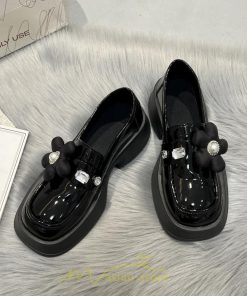 ローファー | 学生 女子 レディース 通学 通勤 学生靴 学校 軽量 花飾り 可愛い 上品 キレイめ 疲れにくい 痛くない 送料無料 フォーマル コンフォート