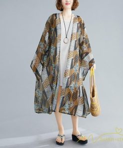 カーディガン | レディース 夏 ロングロングアウター UVカット 紫外線 冷房対策 夏ロング 羽織 前開き 大きいサイズ 体型カバー