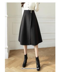 スカート | 秋 冬 レディース ボトムス ロングフレア ミモレ丈Aライン30代 40代 50代 着やせ 上品 秋冬 ラシャ 2022新作 通学 通勤