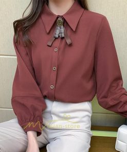 シャツ・ブラウス | スカーフタイシャツ トップス シャツ シャツ ブラウス レディース カジュアル フェミニン 春 秋 冬 きれいめ カジュアル 着痩せ 上品 エレガント 夏物 通勤通学