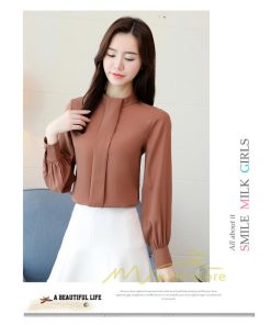 在庫ある | 短納期シフォンブラウスレディース 無地シャツ ビジネスブラウストップス オフィスフォーマルシャツブラウス 薄手 春夏衣装 通学通勤 エレガント 着痩せ OL