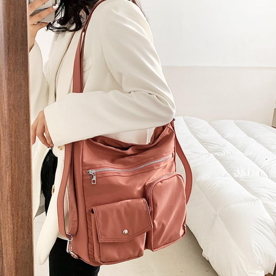 ショルダーバッグ | ナイロン無地 大容量