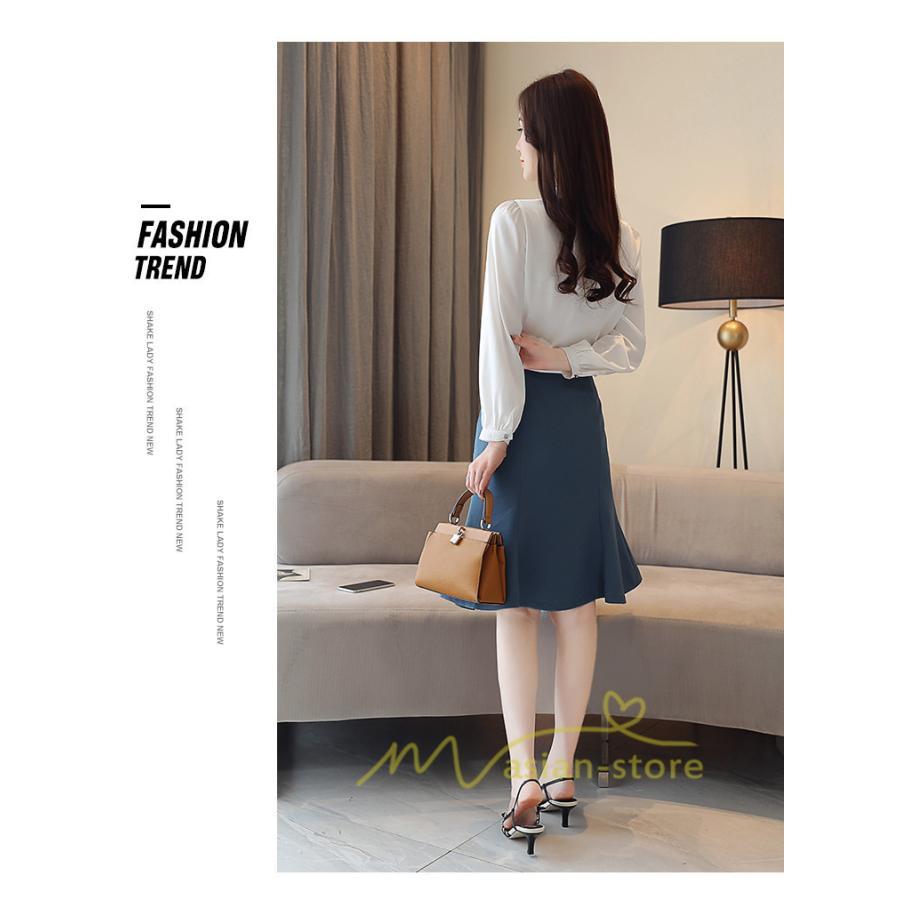 在庫ある | 短納期ブラウスレディースシャツ シフォンブラウス ビジネスカジュアルシャツトップス オフィスブラウス フォーマルシャツ 薄手 春夏衣装 リボン 通学通勤