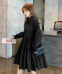 オールインワン | シャツワンピース レディース ワイドフリル