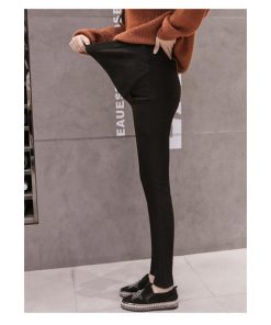 マタニティ | 短納期マタニティデニムパンツ ストレッチパンツ ロングパンツ ボアパンツ 裏起毛 保温 あたっか XXXLまで 妊婦服 調整できる ウエストゴム マタニティウェア