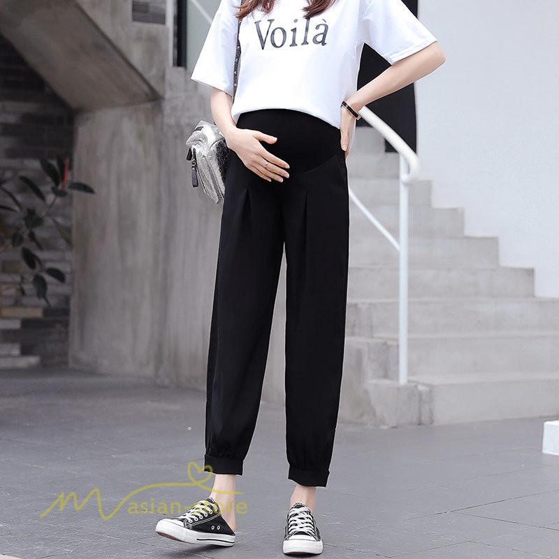 パンツ レギンス | マタニティパンツ レディース 妊婦服 テーパードパンツ 着痩せ 無地 マタニティウェア カジュアル 大きいサイズ 薄手 ウエスト調整 夏 マタニティ パンツ 春