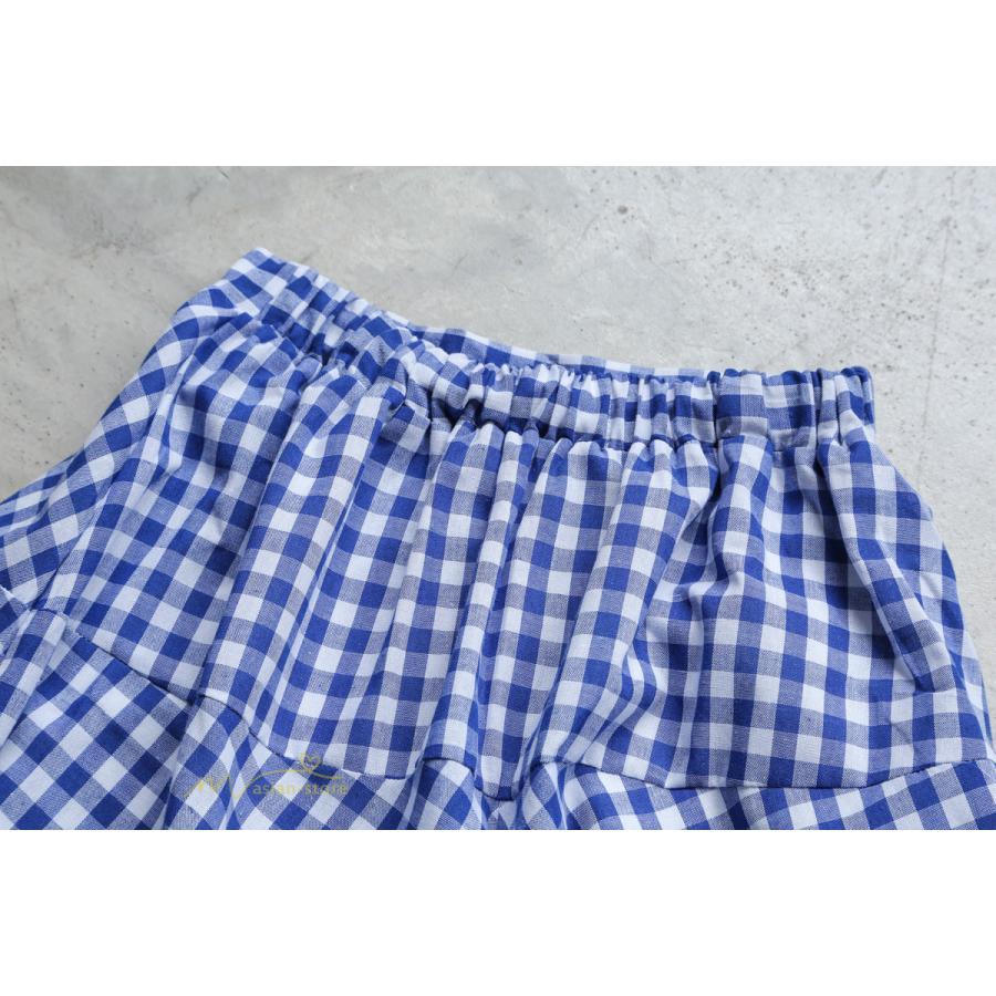 スカート | ロング夏新作 フレア切り替え チェック柄 20代30代 大人 40代50代 可愛い 60代 ゆったり 広い裾 ウエストゴム 6色 春 ダンス舞台 綿 春夏 秋