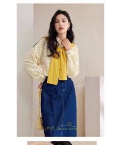 シャツ・ブラウス | ブラウス トップス レディース シフォン ボーダー柄 フォーマル スーツ インナー オフィス カジュアル 入学式 入園式 卒業式 母 七五三 受験 ママ 卒園式