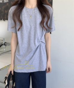 tシャツ・カットソー | Tシャツ カットソー トップス レディース 半袖 無地 春夏新作 オフィス おしゃれ クルーネック シンプル コーデ きれいめ 着痩せ 快適 20代30代40代50代 着回し