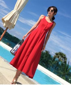 マキシ | ロングワンピース 2020春夏 キャミワンピ レディース マキシ丈ワンピ リゾートワンピース 背中見せ 海旅行 フレアワンピース セクシー XL 無地 L S M