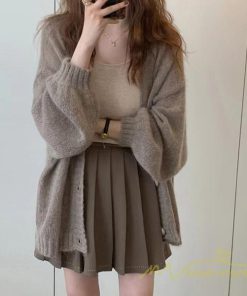 カーディガン | レディース 2wayニット秋冬 羽織り セーター アウター 軽 ライトアウター ニット 前ボタン Ｖカーデ フロントボタン ゆる 秋物