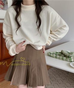 パーカー | 長袖トレーナー レディース トップス 無地 可愛い トレーナー 新作 長袖 スウェット モックネック ハイネック 秋冬 お出かけ コーデ カジュアル ゆったり