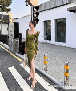 タイト | ワンピースタイトワンピース長袖 上品 セクシー高級感 ワンピース タイトワンピース ヒップアップ スリム 美ライン エレガント お呼ばれ シルエット