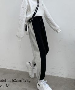 クロップドパンツ | 韓国ファッション スウェット パンツ 秋