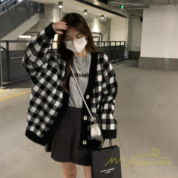 カーディガン | ニットレディース 2022秋冬 羽織り ニット アウター セーター フロントボタン 長袖 20代50代 トップス 大人 秋ニット 通学通勤