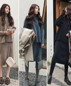 ニット・セーター | 韓国風 ニット セットアップ レディース