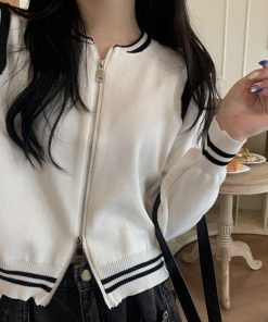 カーディガン | ニットジャケット レディース 韓国 新作