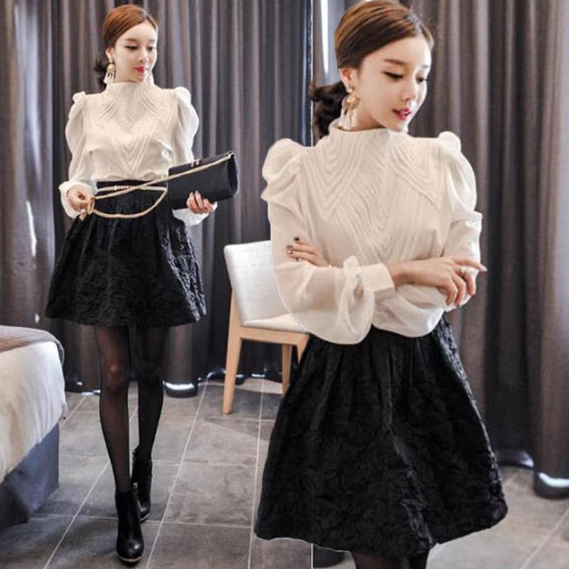 在庫ある | 短納期シフォンブラウスレディース パフスリーブシャツ ビジネスブラウストップス オフィスフォーマルシャツブラウス 薄手 春夏秋衣装 通学通勤 着痩せ 無地 OL