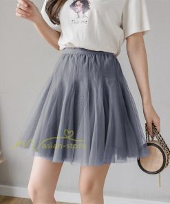 スカート | レディース インナーパンツ付き ミニショート丈 チュール通勤通学 着回し ウエストゴム 春夏 20代30代40代 上品 韓国ファッション