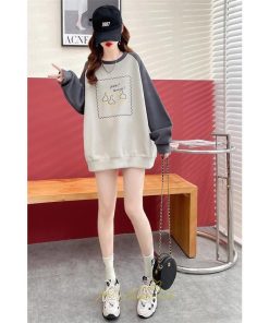 パーカー | トレーナー Tシャツ ロングT レディース 長袖 切り替え 秋 冬 アウトドア スポーツ 着痩せ 可愛い 大きいサイズ 体型カバー 20代30代40代50代