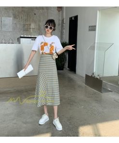 スカート | ボトムス レディース きれいめ 40代 30代 春秋 ロング丈 おしゃれ カジュアル 無地 通勤 OL 韓国風 チェック柄 通学 リゾート 着痩せ 20代 お出かけ