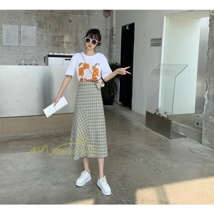 スカート | ボトムス レディース きれいめ 40代 30代 春秋 ロング丈 おしゃれ カジュアル 無地 通勤 OL 韓国風 チェック柄 通学 リゾート 着痩せ 20代 お出かけ