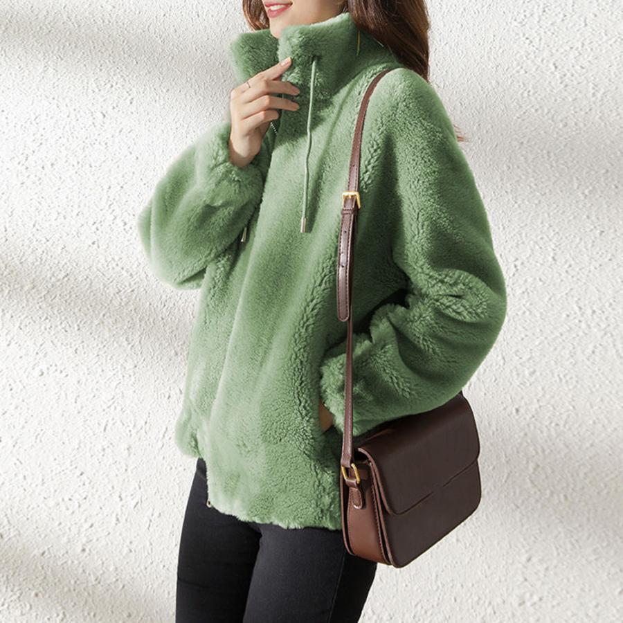 ジャケット・ブルゾン | ボアジャケット レディース 起毛ブルゾン