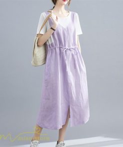 マキシ | ワンピース ロングワンピース レディース 重ね着 半袖ワンピース 切り替え 20代 30代 無地 上品 カジュアル 50代 40代 体型カバー Aラインワンピース 着痩せ