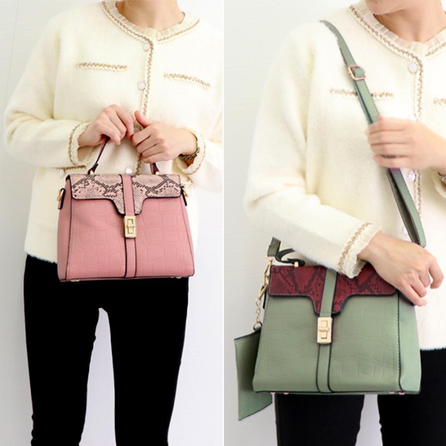 ハンドバッグ | レディース クロコ柄バッグ