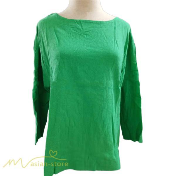 tシャツ・カットソー | Tシャツ カットソー レディース 無地 着痩せ カジュアルTシャツ ゆったり 7分袖 大きいサイズ 20代 30代 トップス 40代 かわいい シンプル 夏服 クルーネック