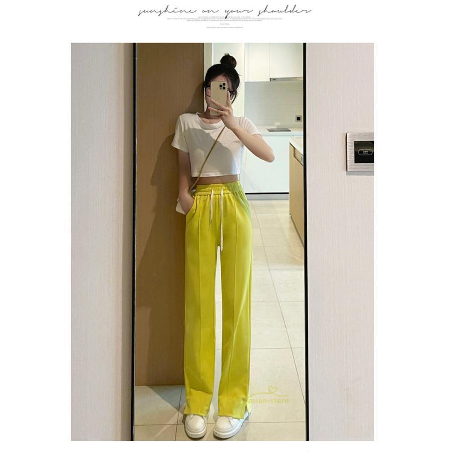 ワイドパンツ | ロングパンツ リラックス ガウチョパンツ レディース ボトムス ストレート シンプル カジュアル 着痩せ 春夏 長ズボン 新作 ゆったり 20代30代40代