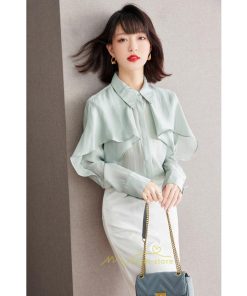 シャツ・ブラウス | ブラウス シャツ レディース 上品 ブラウス きれいめ 通勤 OL ビジネス ゆったり フリル シフォン 20代30代40代50代 2022新作 オフィス キレイめ おしゃれ 秋服