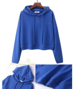 パーカー | 秋新作 長袖フード付き 秋冬 コーデ 薄手 ショート丈 6色 刺繍 シンプル 人気 おしゃれ スウェット プルオーバー 上品 トレーナー 秋物