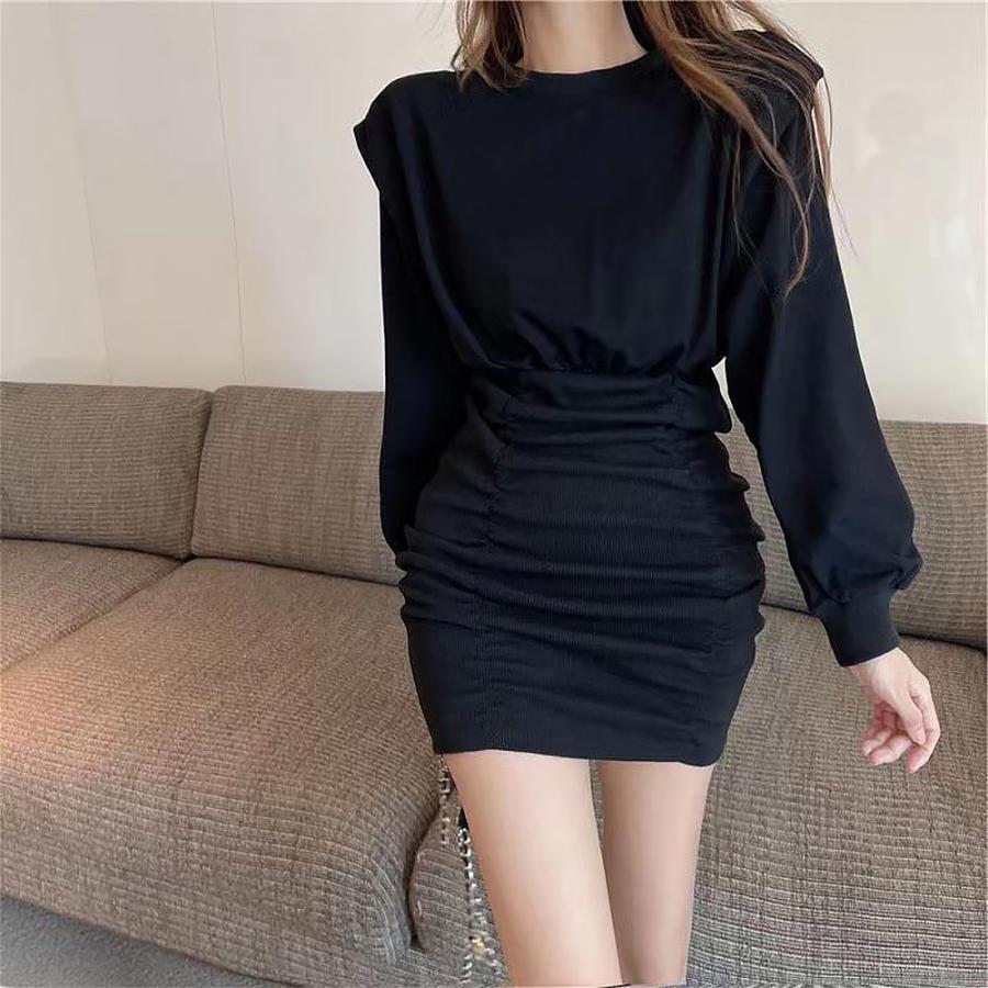 ワンピース | タイトシャーリング 韓国風