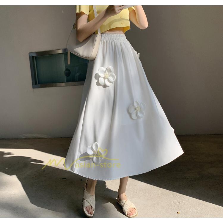 スカート | ボトムス レディース きれいめ 40代 30代 春秋 ロング丈 おしゃれ カジュアルブ無地 通勤 着痩せ 韓国風 OL 20代30代40代50代 ウエストゴム